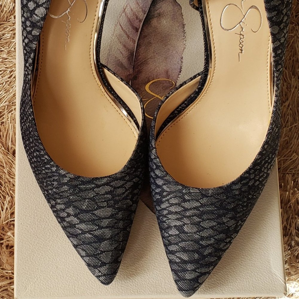 Nordstrom RAC Jessica Simpson Navy Blue Pumps-8.5M